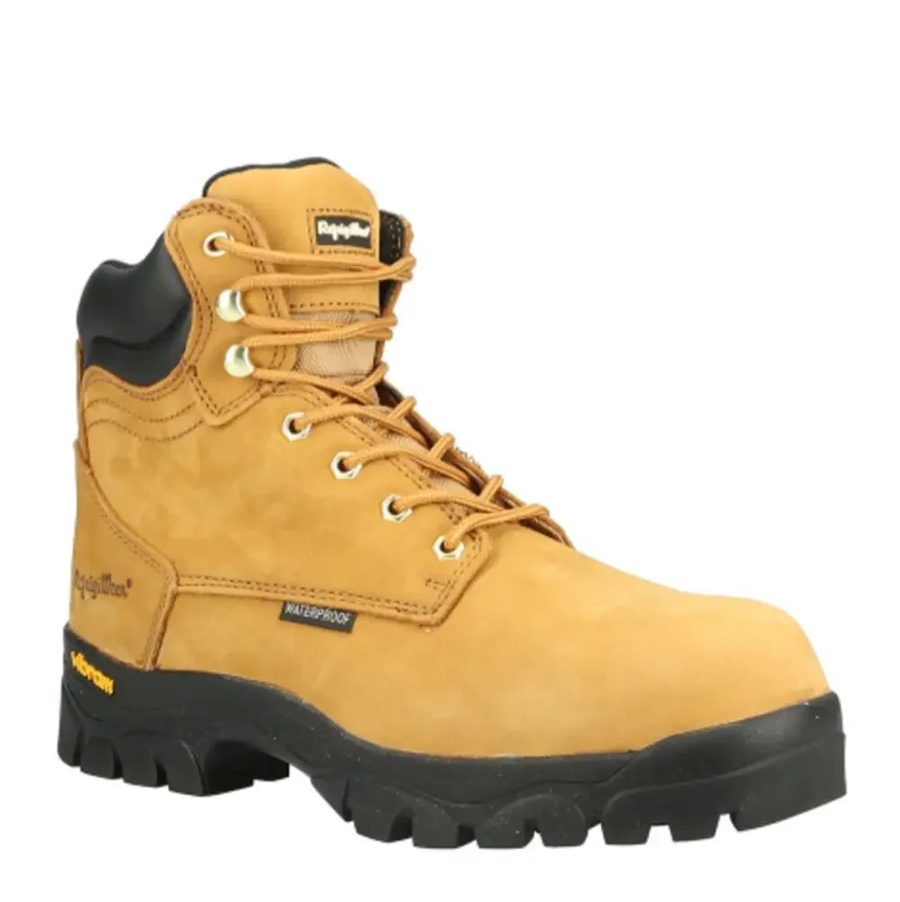 Refrigiwear Men's Tan Ice Logger Leather Boots Size 10